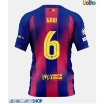 Maglie da calcio Barcelona Paez Gavi #6 Prima Maglia 2025-26 Manica Corta